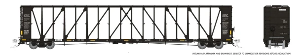 Rapido 562012A-120465 - 73’ NSC Centerbeam Norfolk Southern (NS) 120465 - N Scale