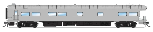 PRE-ORDER: Broadway Limited 10847 - Business Car “Cheyenne” Undecorated Painted Primer Gray/Black Trucks - HO Scale