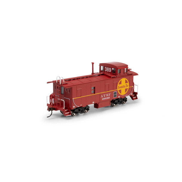 Athearn 74028 - Cupola Caboose Atchison, Topeka and Santa Fe (ATSF) 999476 - HO Scale