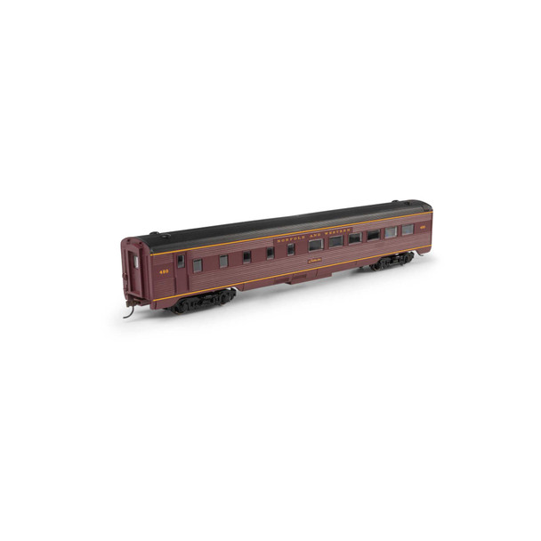 Athearn Roundhouse 3531 - Streamline Diner Car Norfolk & Western (NW) 490 - HO Scale