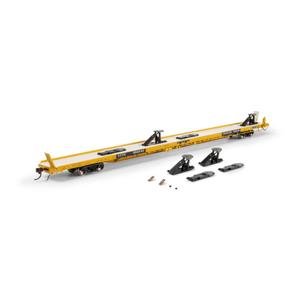 Athearn Genesis 2233 - F89-F Flat Car TTX (XTTX) 150243 'Yellow' - HO Scale