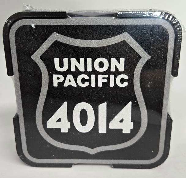 Paducah Custom Shops 4014SQ01 - Coaster 4-Pack (Square) Union Pacific (UP) 4014
