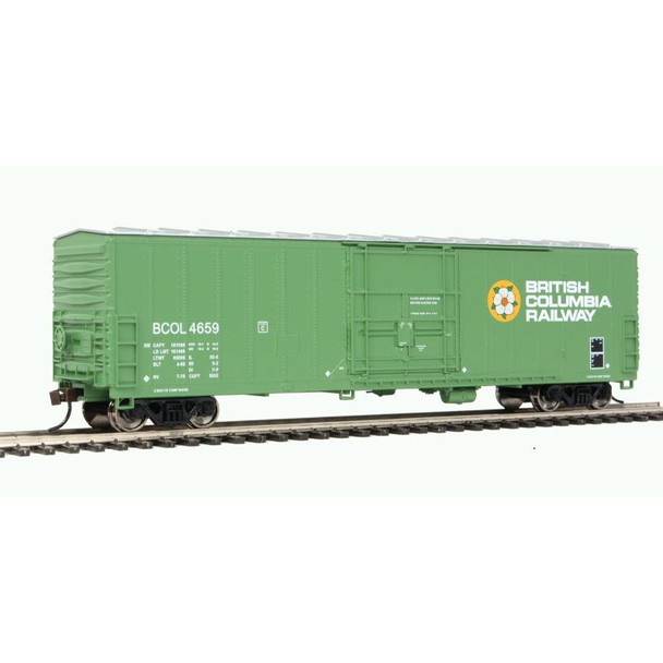 Walthers Trainline 931-1800 - Insulated Boxcar  BC Rail (BCOL) 4659 - HO Scale
