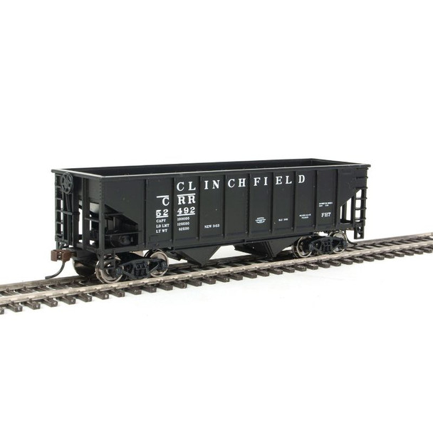Walthers Trainline 931-1840 - Two bay Hopper   Clinchfield (CRR) 52492 - HO Scale