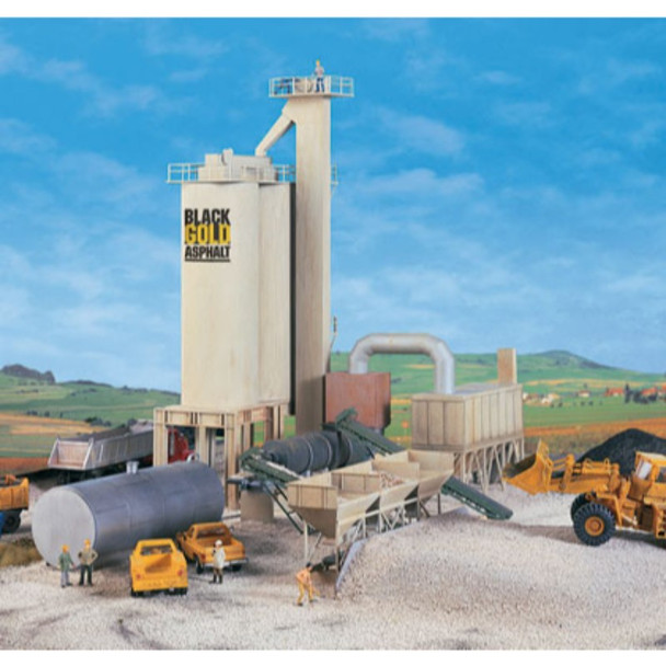 Walthers Cornerstone 933-3085 - Black Gold Asphalt Plant   - HO Scale