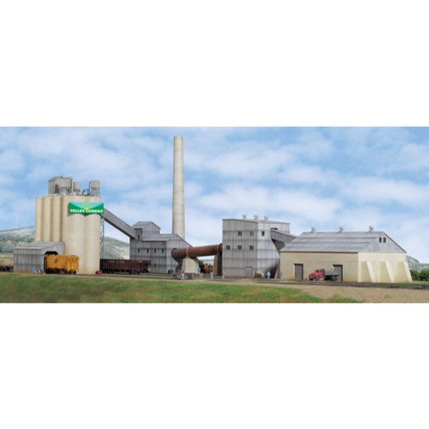 Walthers Cornerstone 933-3098 - Valley Cement Plant Kit   - HO Scale