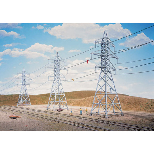 Walthers Cornerstone 933-3121 - Transmission Towers 4/   - HO Scale