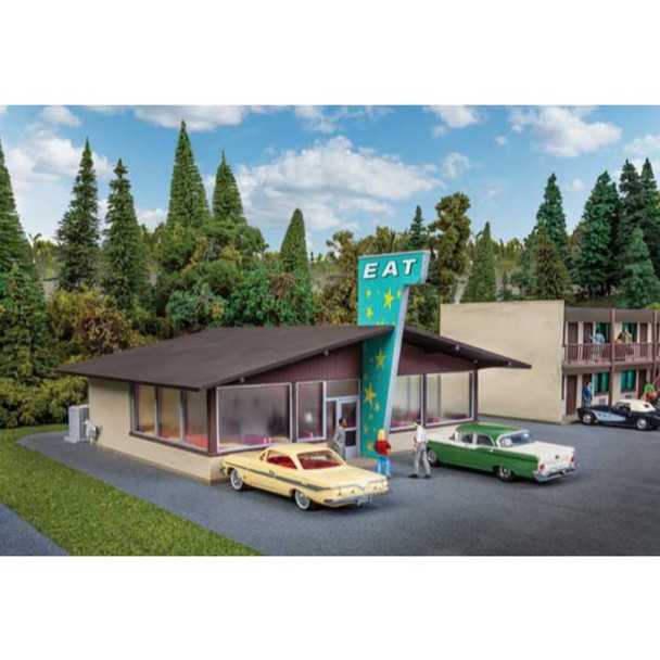 Walthers 933-3489 - Vintage Motor Restaurant   - HO Scale Kit