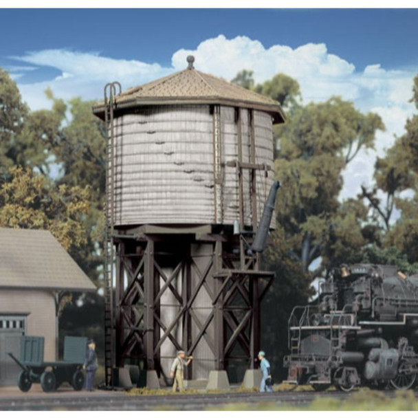 Walthers Cornerstone 933-3531 - Wood Water Tank Kit   - HO Scale