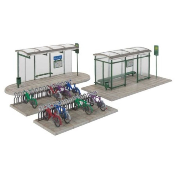 Walthers 933-3552 - Modern Bus Shelter     - HO Scale