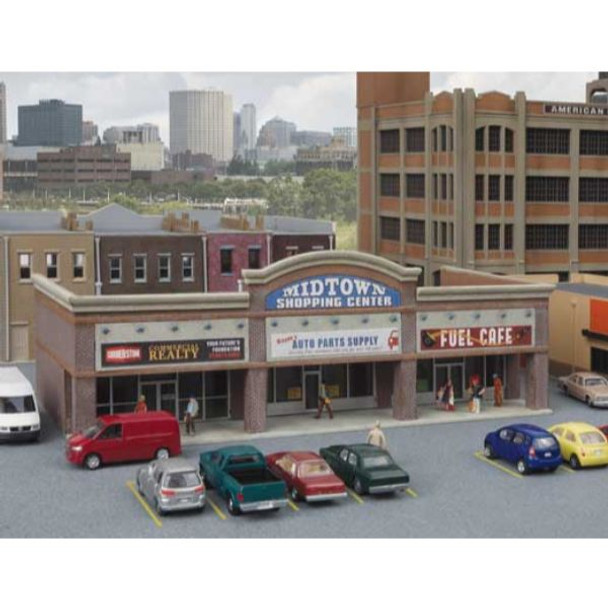 Walthers 933-3891 - Modern Shopping Center I   - N Scale