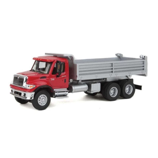 Walthers 949-11662 - 7601 Heavy Dump Truck - Red    - HO Scale