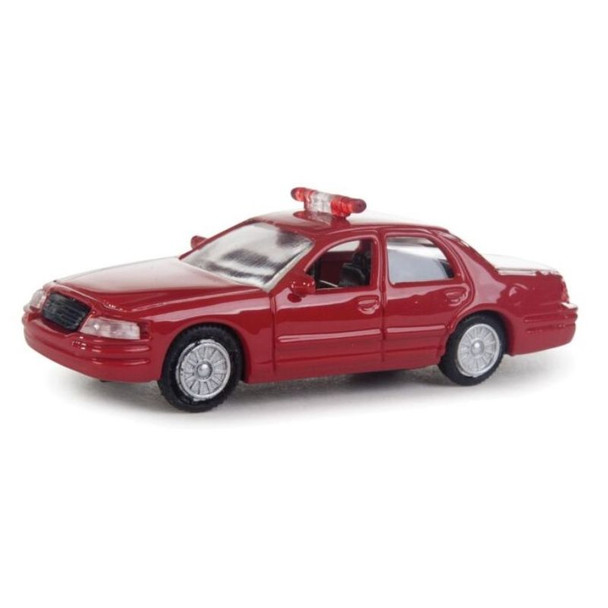Walthers 949-12020 - Ford(R) Crown Victoria Police Interceptor -- Fire Command decals (red, nonworking lights)    - HO Scale