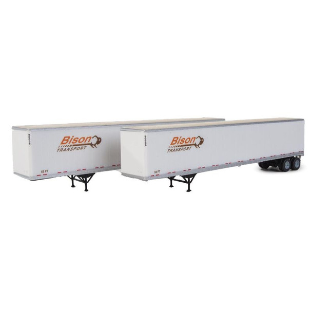 Walthers 949-2461 - 53' Staughton Trailer 2 Pack  Bison  - HO Scale