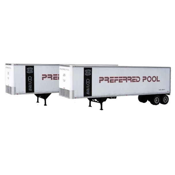 Walthers 949-2515 - 40' Trailmobile Trailer 2-Pack Preferred Pool   - HO Scale