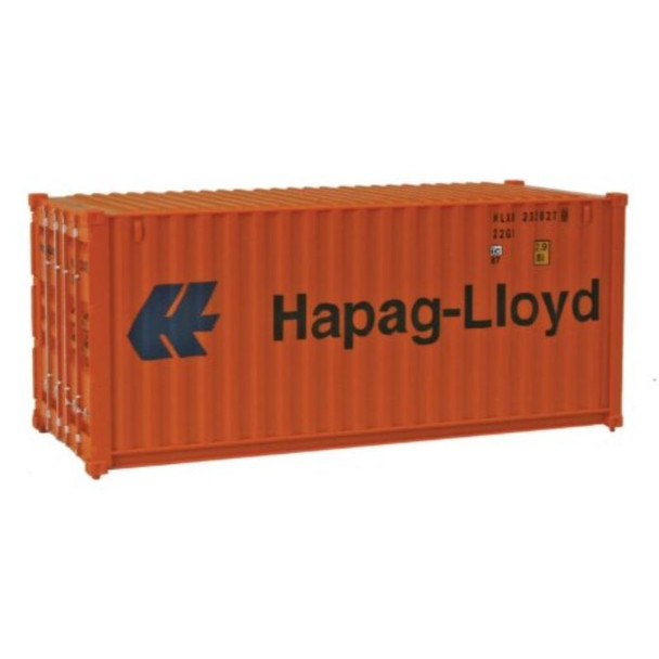 Walthers 949-8055 - 20' Corrugated Container Hapag-Lloyd    - HO Scale