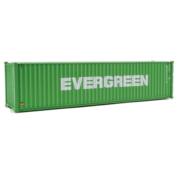 Walthers 949-8258 - 40' Hi Cube Corrugated Side Container Evergreen  - HO Scale