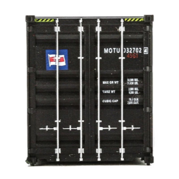 Walthers 949-8264 - 40' Hi Cube Corrugated Side Container Mitsui OSK  - HO Scale