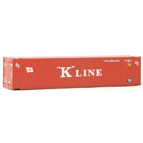 Walthers 949-8563 - 45' Container K-Line    - HO Scale