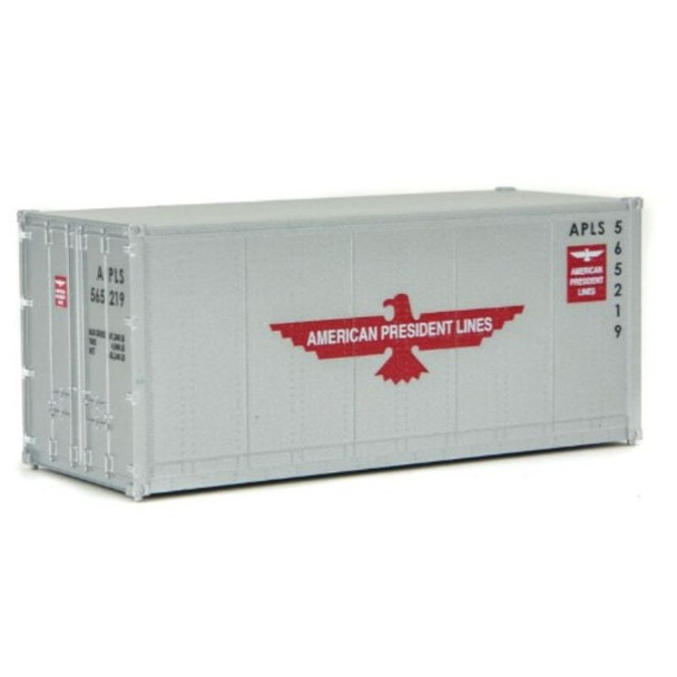 Walthers 949-8651 - 20' Smooth Side Container APLZ    - HO Scale