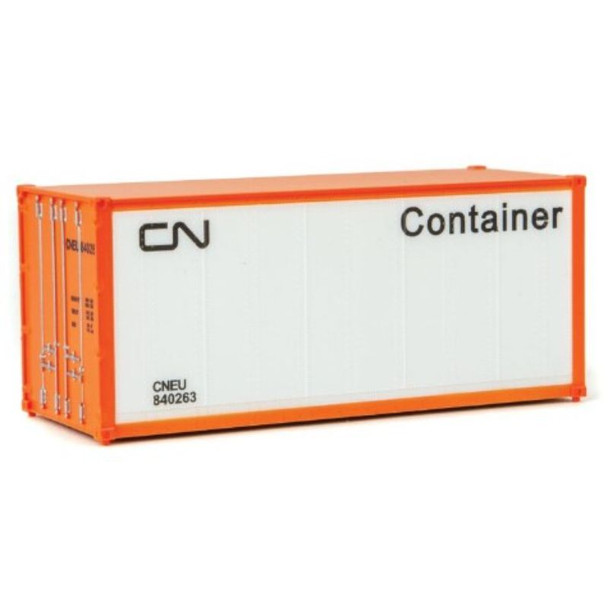 Walthers 949-8653 - 20' Smooth Side Container CN Noodle    - HO Scale