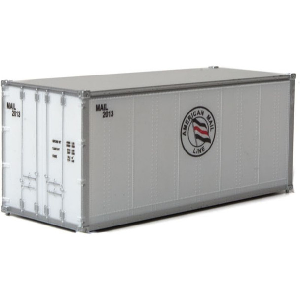 Walthers 949-8660 - 20' Smooth-Side Container - Ready to Run American Mail Line  - HO Scale