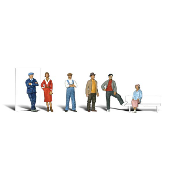 Woodland Scenics #1874 - Casual People - HO Scale