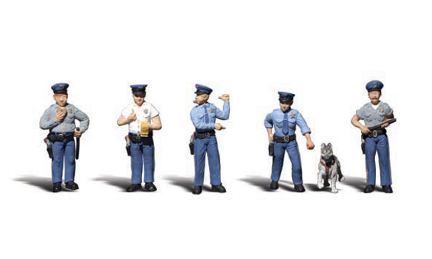 Woodland Scenics #2122 - Policemen - N Scale