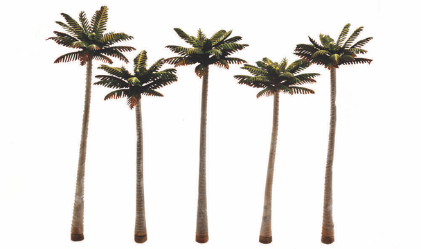 Woodland Classics #3598 - Palm Trees 4-3/4" to 5-1/4" - 5/pkg