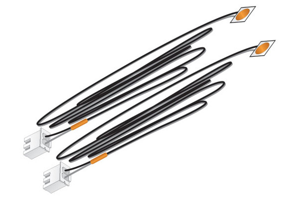 Woodland Scenics JP5736 - Just Plug Orange Stick-on LED Lights