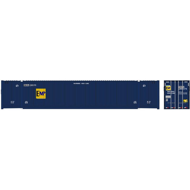 Atlas 50005947 - 53' Containers - EMP (Ex-FEC) Set #2 EMP 968402, 968423, 968437 - N Scale