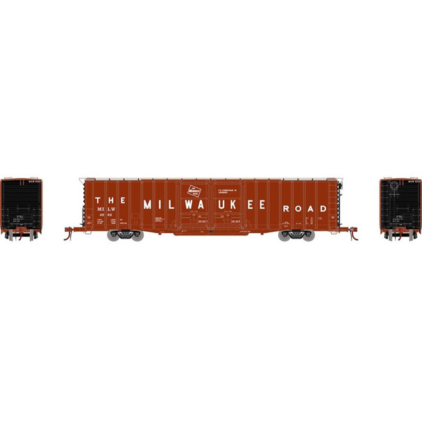 Athearn Genesis 75905 - 60' PS Autopart Boxcar  Milwaukee Road (MILW) 4020 - HO Scale