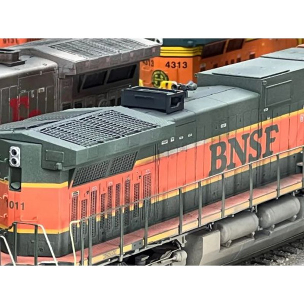 MACRail 860 - Dash 9 Exhaust Stack Cover "OPEN" (2 Pack)    - HO Scale