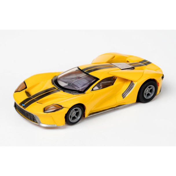 AFX Racing 22029 - Ford GT - Triple Yellow  - HO Scale