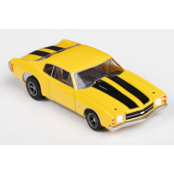 AFX Racing 22050 - 1971 Chevelle 454 Yellow  - HO Scale