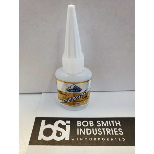 Bob Smith Industries 121 - SUPER-GOLD Thin Odorless Foam Safe CA 1/2 oz