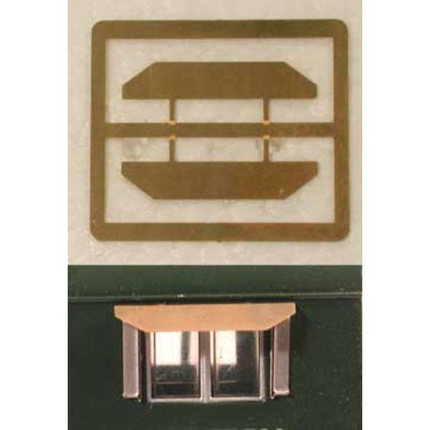 Cal Scale 190-535 - Diesel Sun Shades, Etched Brass  - HO Scale