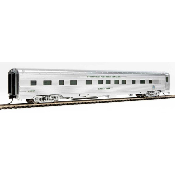 Walthers Proto 920-15255 - 85' Pullman-Standard Regal Series 4-4-2 Sleeper - Ready to Run -- BNSF (Business Train, Real Metal Finish) BNSF 65, Raton Pass - HO Scale