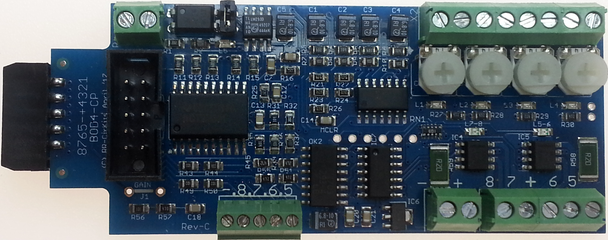 RR-CirKits, Inc BOD-4-CP - 4 Block DCC Occupancy Detector + Dual Driver  - Multi Scale