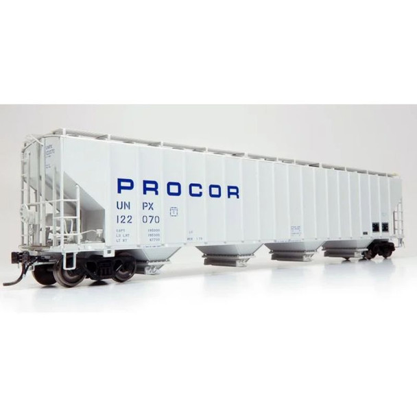 Rapido 157001-01 - Procor 5820 Covered Hopper: UNPX - Procor Blue Stencil Procor (UNPX) 122070 - HO Scale