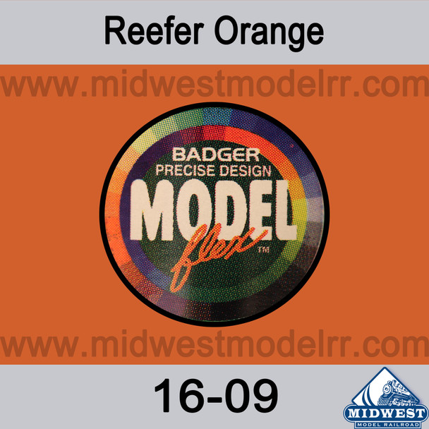 Badger MODELflex Paint - 16-09 Reefer Orange
