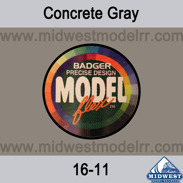 Badger MODELflex Paint - 16-11 Concrete Gray