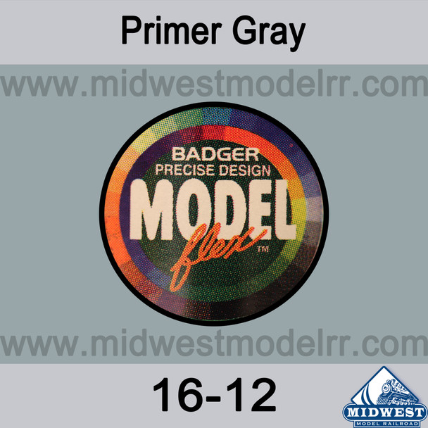 Badger MODELflex Paint - 16-12 Primer Gray