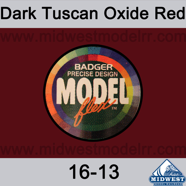 Badger MODELflex Paint - 16-13 Dark Tuscan Oxide Red