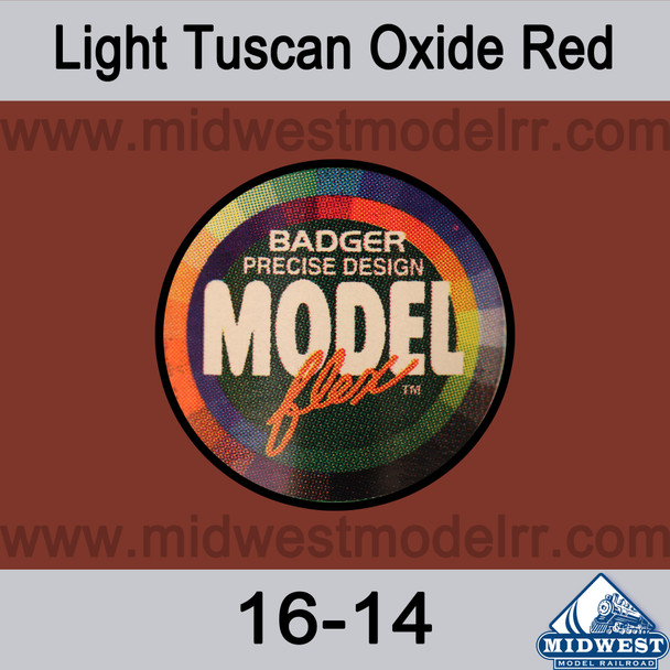 Badger MODELflex Paint - 16-14 Light Tuscan Oxide Red