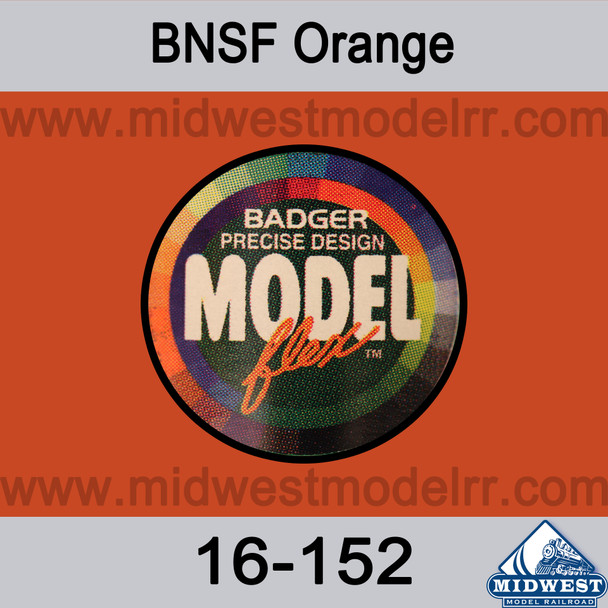 Badger MODELflex Paint - 16-152 BNSF Orange