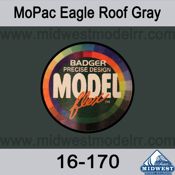 Badger MODELflex Paint - 16-170 MoPac Eagle Roof Gray