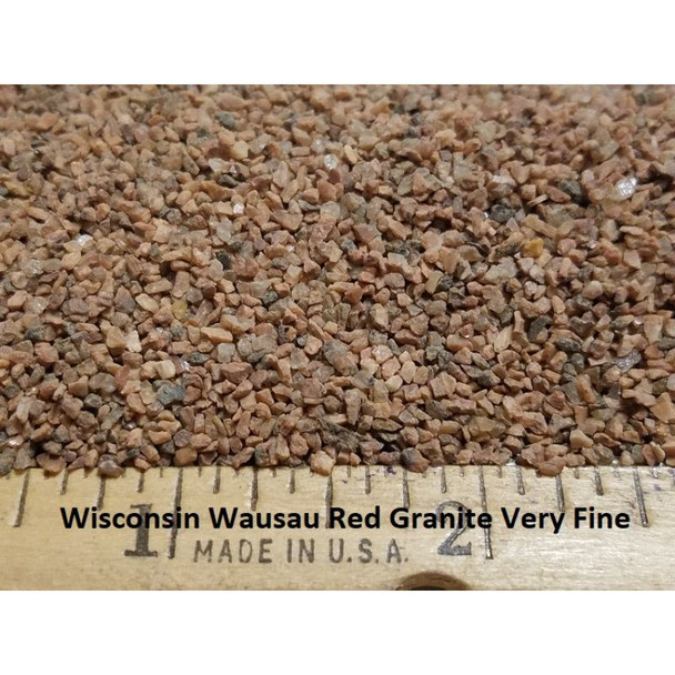 Superior Scenics WIRGVF10 - WI Red Granite - Very Fine - 10 oz  - Multi Scale