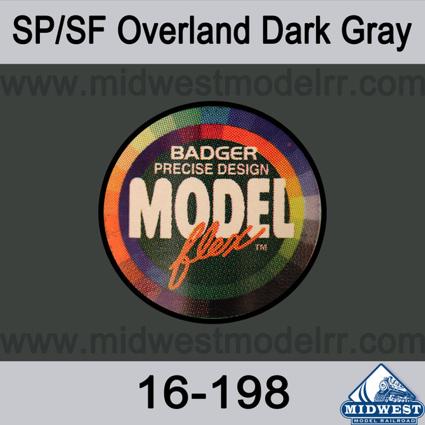 Badger MODELflex Paint - 16-198 SP/SF Overland Dark Gray