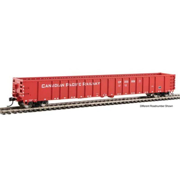 Walthers Mainline 910-6407 - 68' Railgon Gondola - Ready To Run Canadian Pacific (CP) 355108 - HO Scale